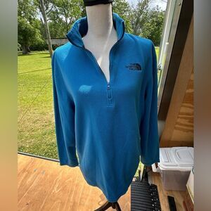 The North Face Mens Blue Fleece Pullover